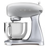 Voir la diapositive 1 : SMEG Robot pétrin sur socle 4,8l 800w gris métal - smf02sveu