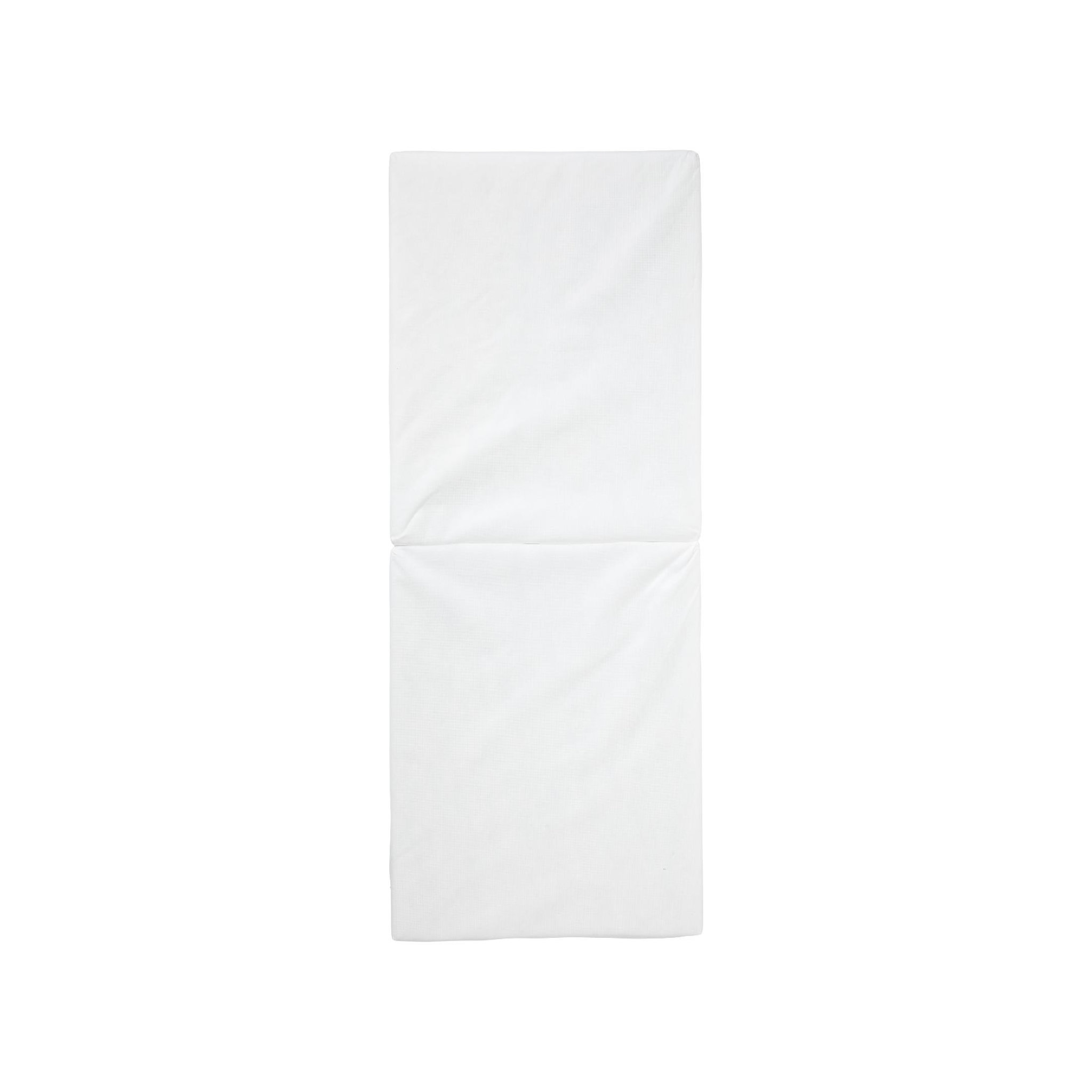 Voir la diapositive 4 : BABYCALIN Matelas bébé pliable 60 x 120 cm - 100 % polypropylène - Blanc