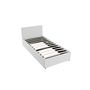 Voir la diapositive 5 : Lit coffre 90x190cm sommier inclus avec tête de lit WILLOW