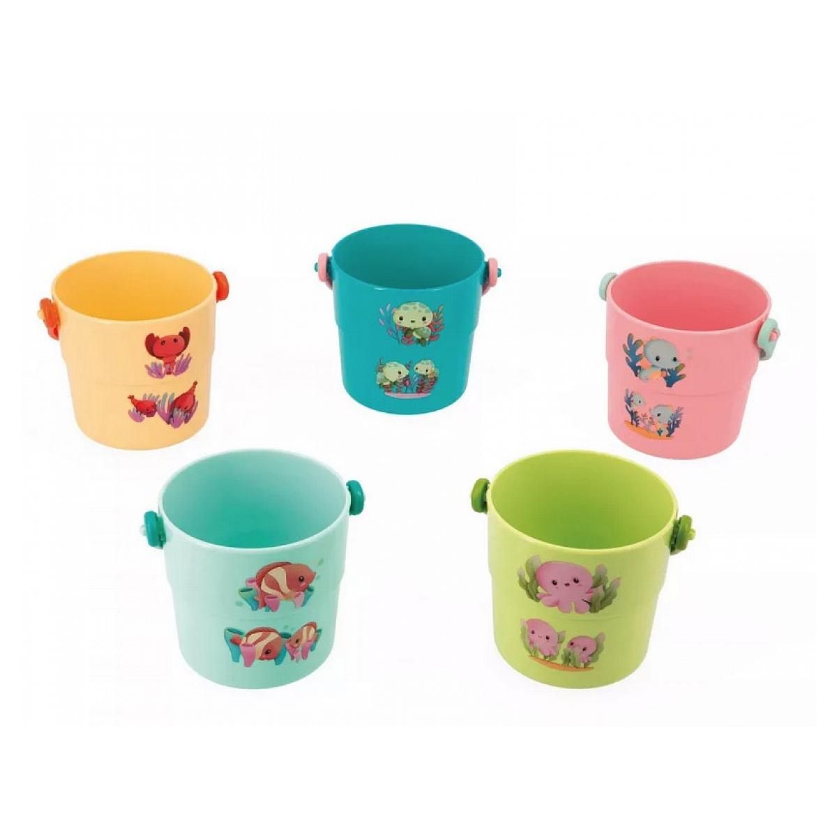 Juratoys-Janod Seaux pour le bain - Mes bebes animaux