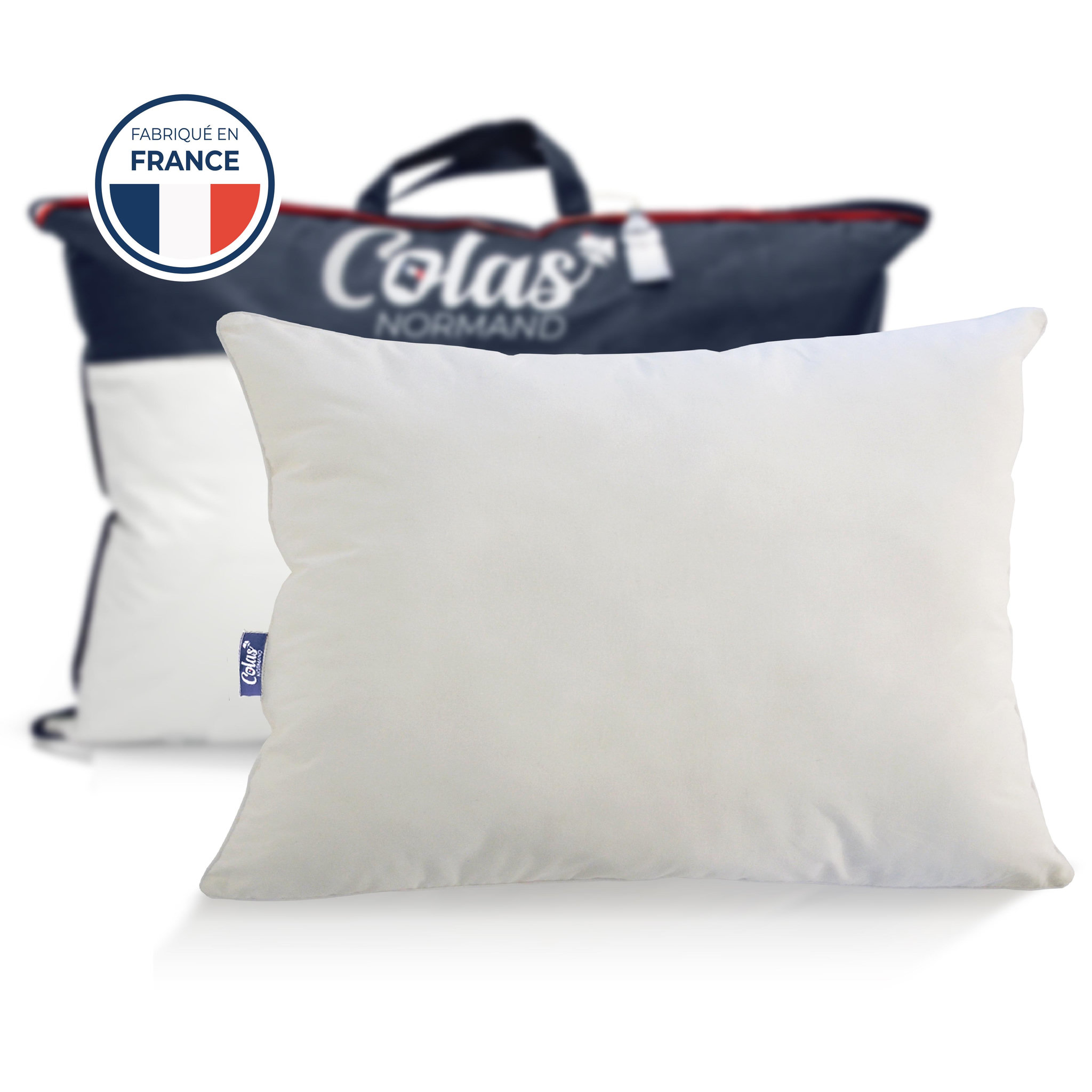 COLAS NORMAND Oreiller anti-acariens et antibactérien 50×70 cm