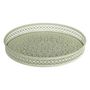 Voir la diapositive 3 : ATMOSPHERA Lot de 2 Plateaux Déco  Wild Romance  31cm Blanc & Vert
