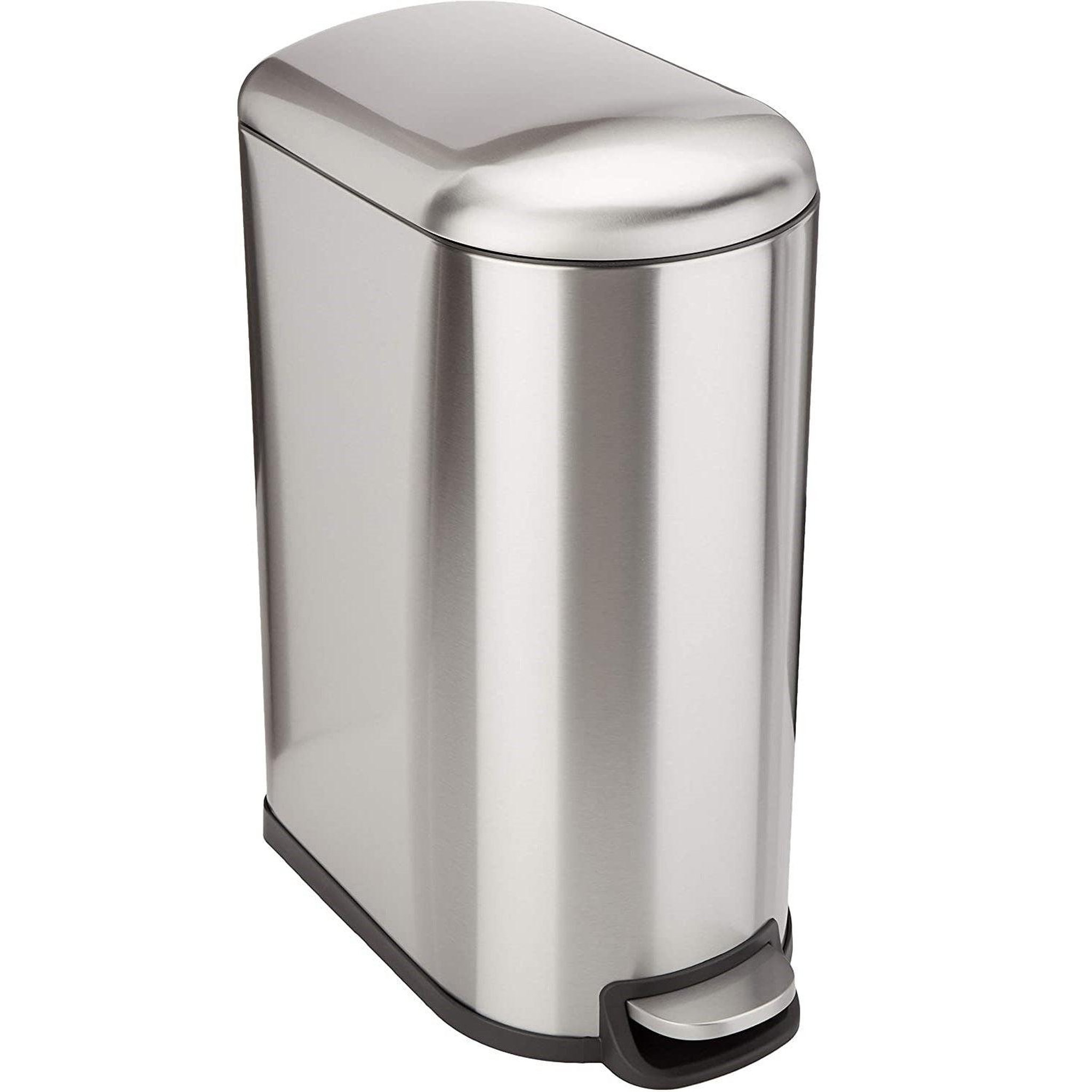 Kitchen move Poubelle à pédale inox argent 40l - bat-95976-002