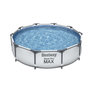 Voir la diapositive 2 : BESTWAY Piscine tubulaire ronde - 305x76cm - STEEL PRO MAX™