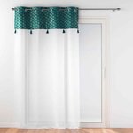 Paris Prix Rideau Voilage à Œillets  Evie  140x240cm Bleu