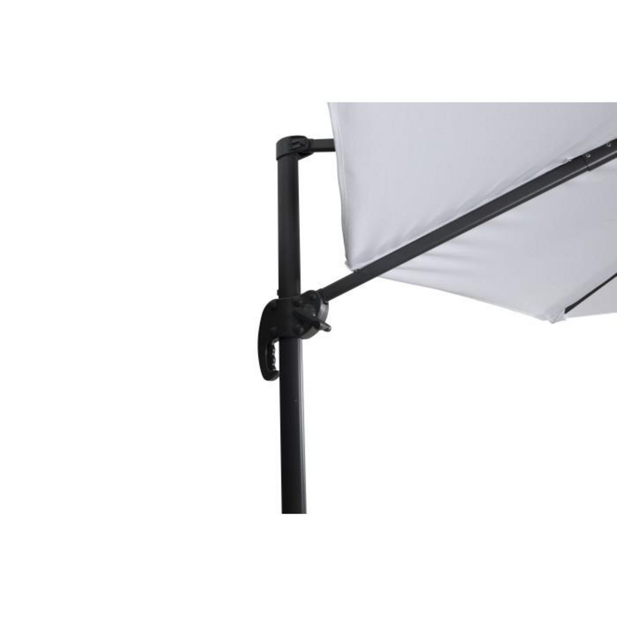 Paris Prix Parasol Déporté Rotatif  Leeds  300cm Blanc