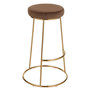Voir la diapositive 4 : Paris Prix Galette de Chaise Ronde  Assise  34cm Marron