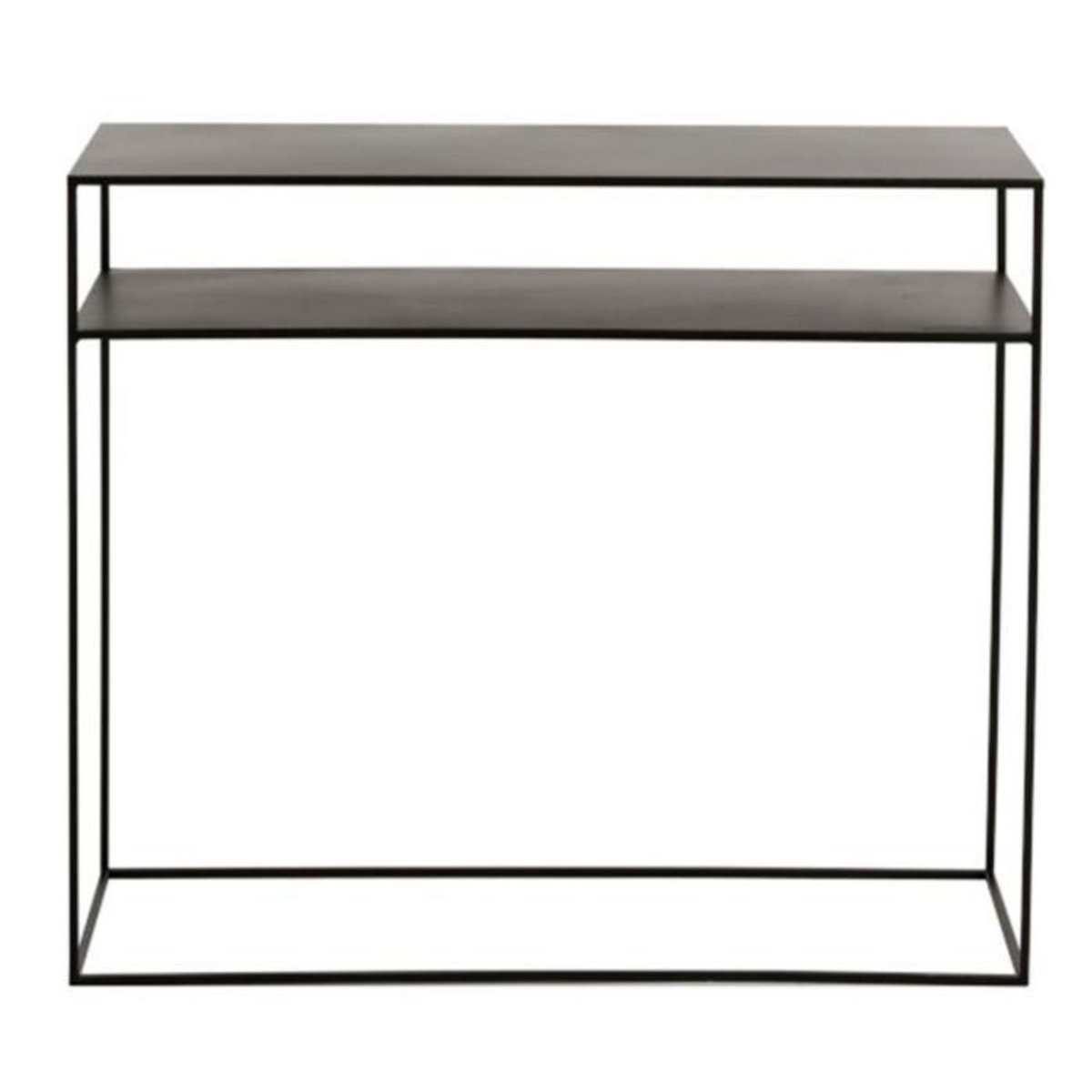 Paris Prix Console Design 2 Niveaux  Lovra  100cm Noir