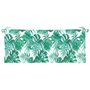 Voir la diapositive 5 : VIDAXL Coussins de banc de jardin lot de 2 motif de feuilles