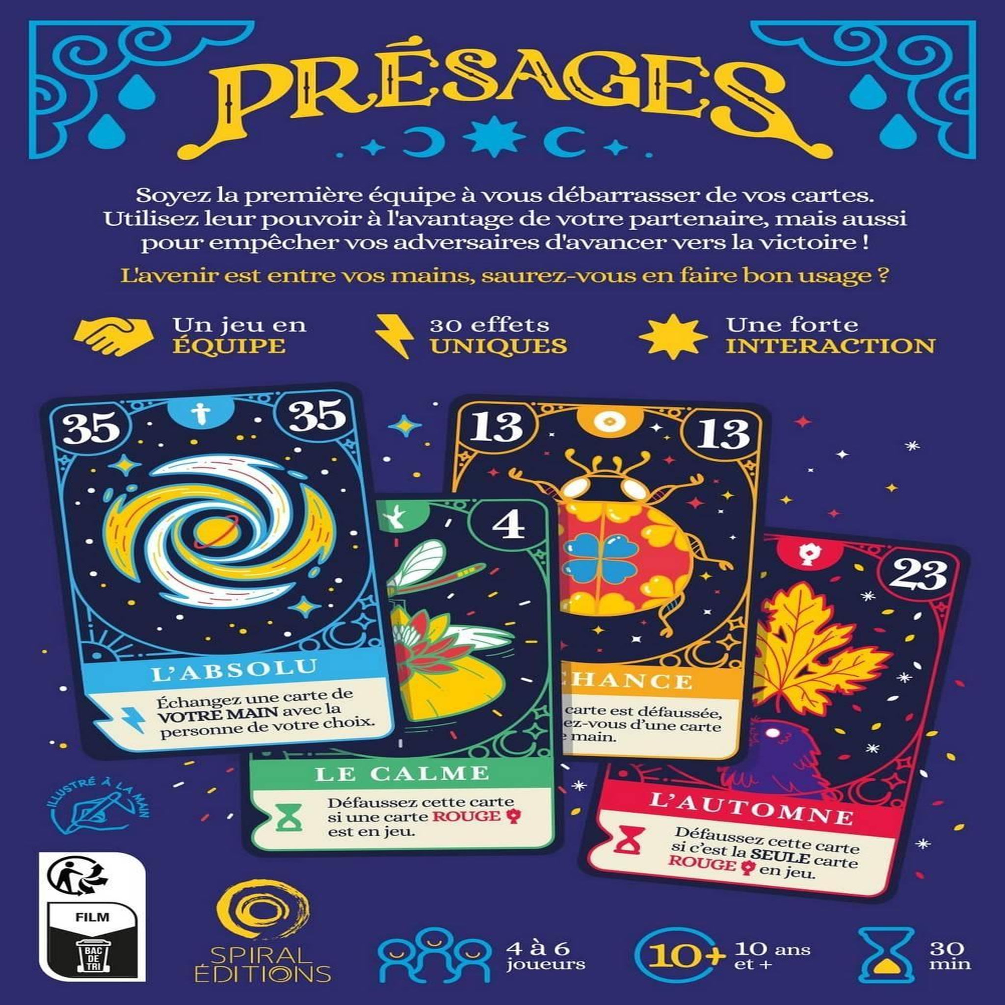 Voir la diapositive 3 : Jeu de stratégie Spiral Editions Présages