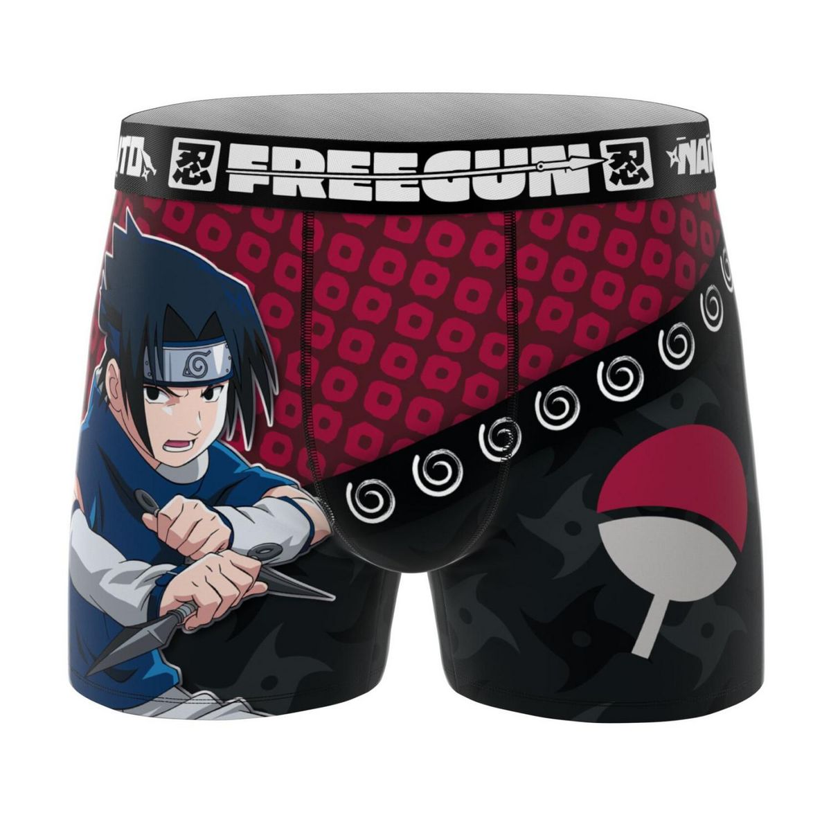 FREEGUN Lot de 3 boxers enfant Naruto Classic