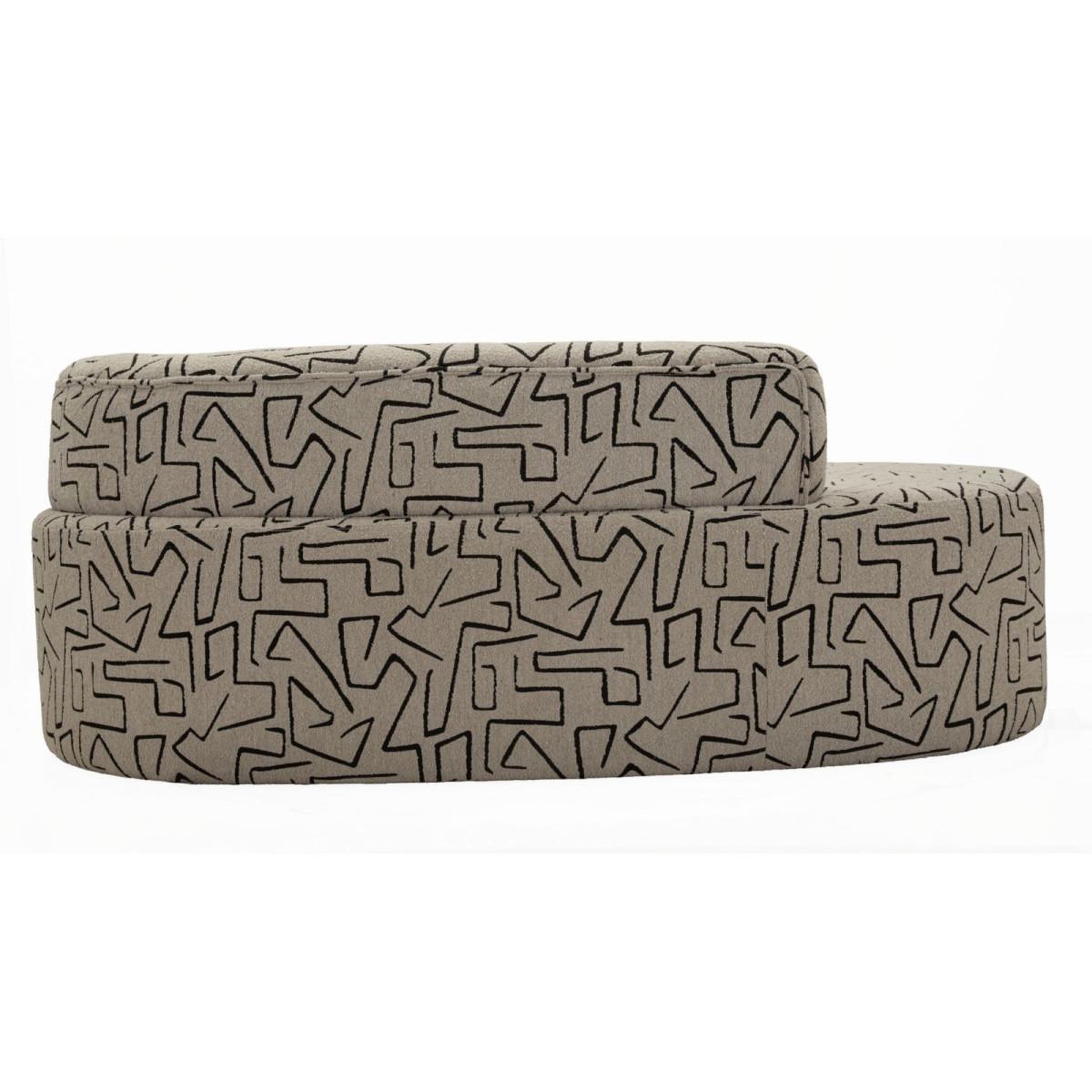 Voir la diapositive 5 : Paris Prix Canapé 2 places  nairobi  176cm beige & noir