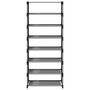 Voir la diapositive 5 : VIDAXL Étagère à chaussures 8 niveaux gris 54x28x124cm tissu non tissé