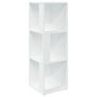 Voir la diapositive 2 : VIDAXL Armoire d'angle Blanc 33x33x100 cm Bois d'ingenierie