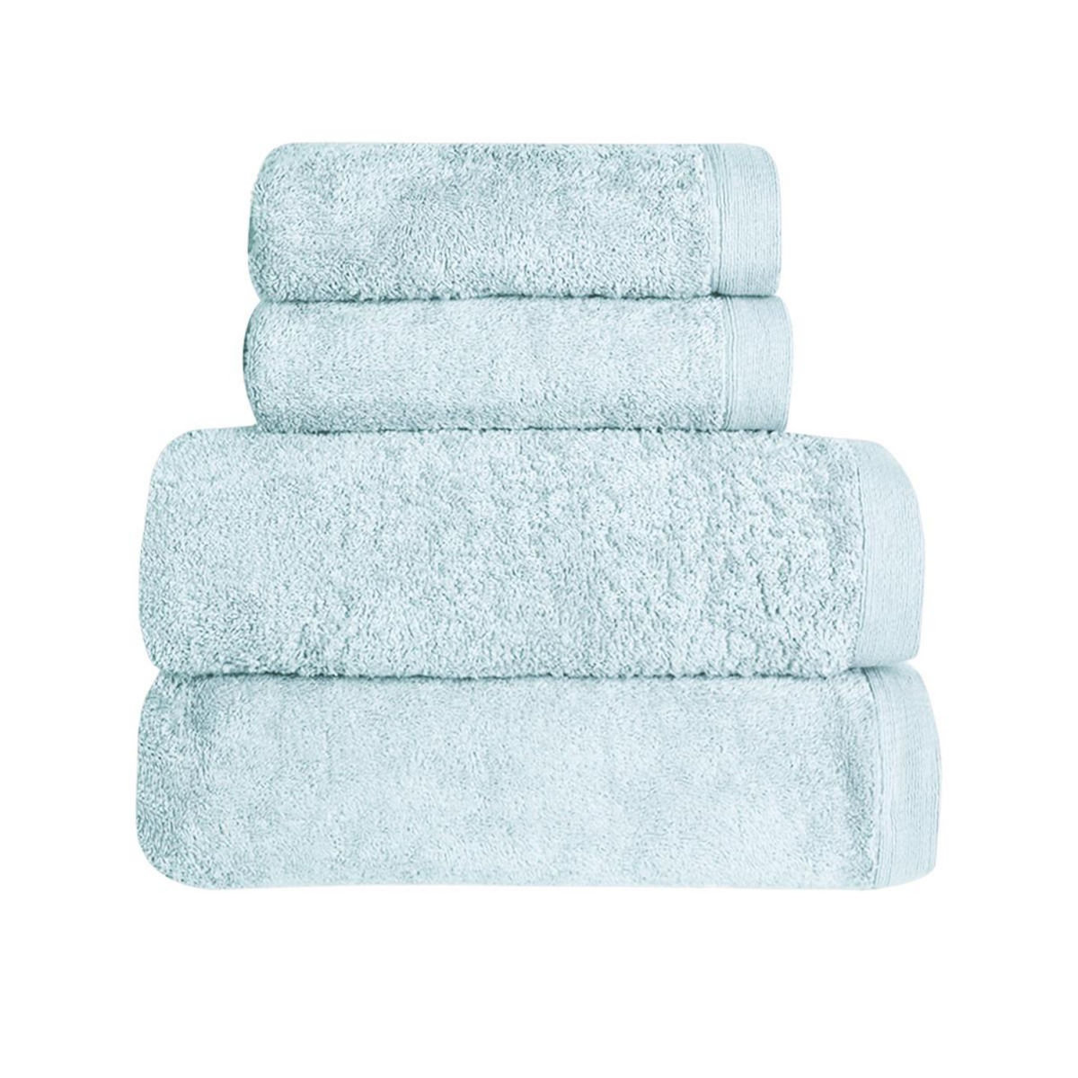 Sensei Maison Ensemble de bain 4 pièces 500 g/m² STUDIO (2 draps de bain + 2 serviettes de toilette)