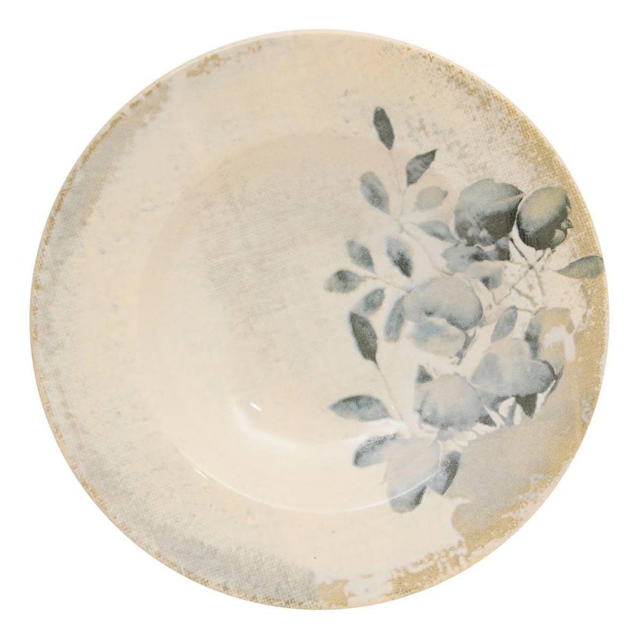Voir la diapositive 2 : SECRET DE GOURMET Lot de 6 assiettes à pâtes  silvia  28cm gris