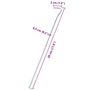 Voir la diapositive 5 : VIDAXL Piquets de tente 50 pcs 30 cm Ø5 mm acier galvanise