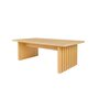 Voir la diapositive 5 : Paris Prix Table Basse Design en Bois  Stripe  120cm Naturel