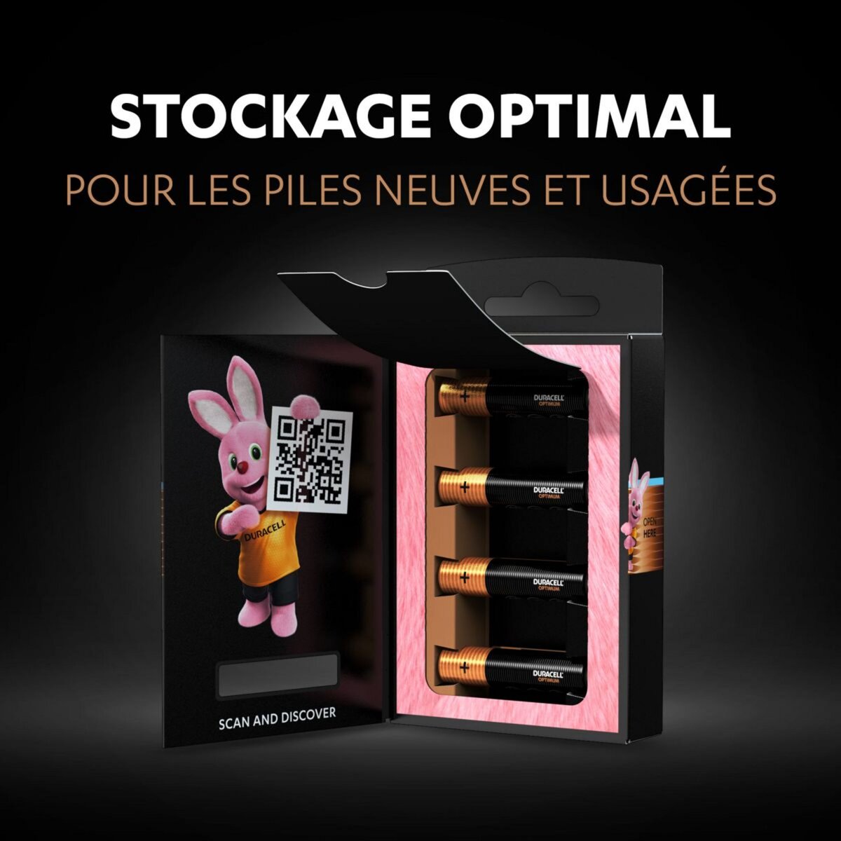 DURACELL Lot de 8 piles duracell AAA optimum