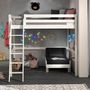 Voir la diapositive 5 : Paris Prix Pack - Lit Mezzanine Enfant & Fauteuil-Lit  Pino  Blanc