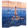 VIDAXL Cloison de separation pliable 200x170 cm Paris la nuit