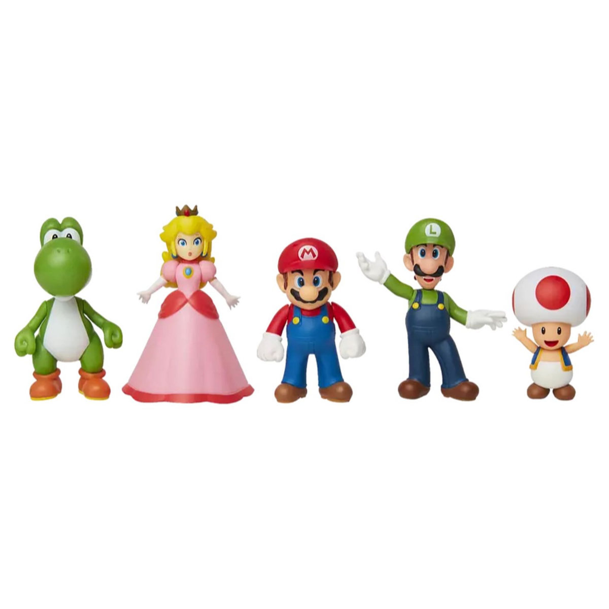 JAKKS PACIFIC Figurines Mario et ses amis x5 6cm