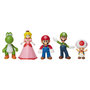 Voir la diapositive 3 : JAKKS PACIFIC Figurines Mario et ses amis x5 6cm