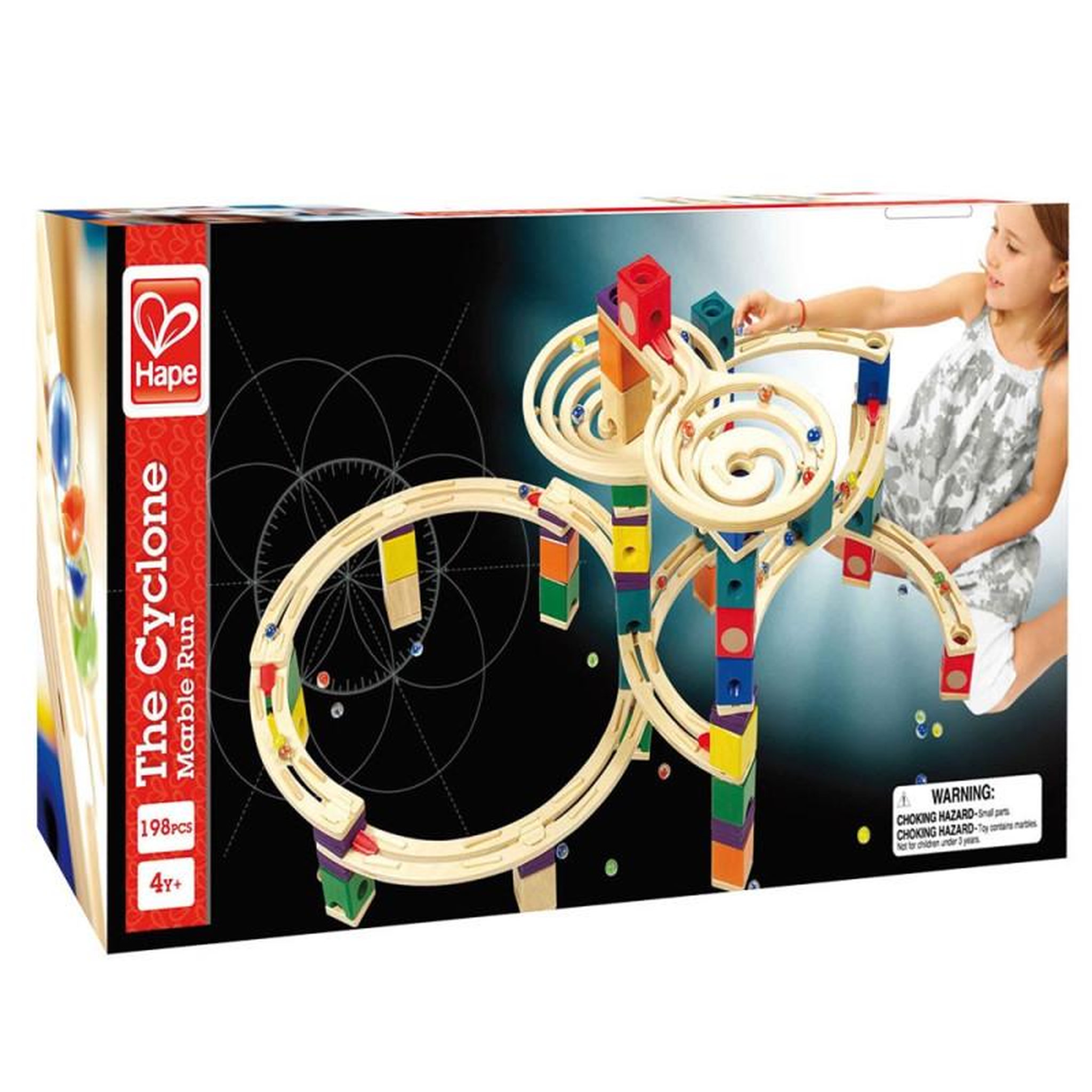 Hape HAPE Quadrilla Wooden Marble Court The Cyclone, 198dlg.