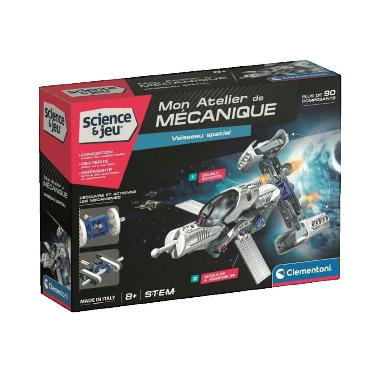 CLEMENTONI Jouet CLEMENTONI Vaisseau spatial multicolore