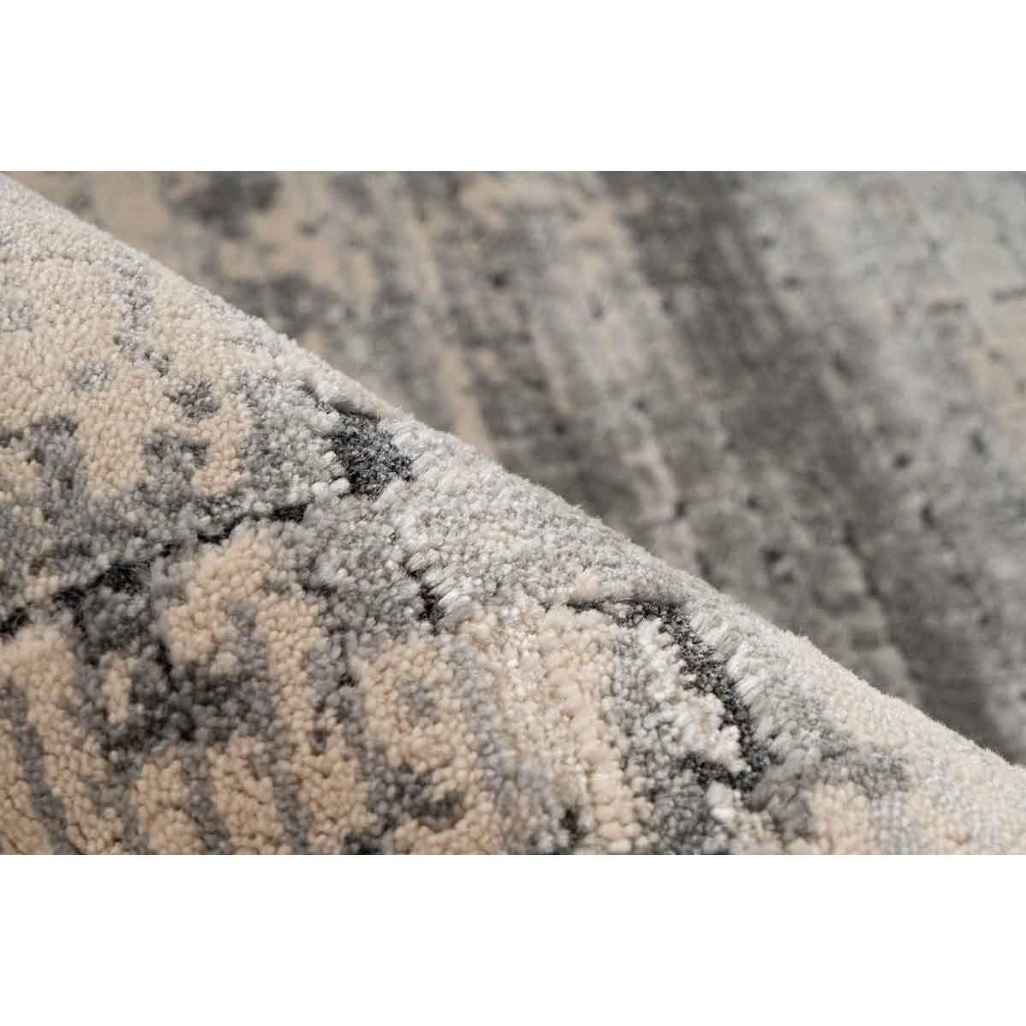 Voir la diapositive 3 : Paris Prix Tapis Tissé à Poils Ras Vintage  Adeon  Gris