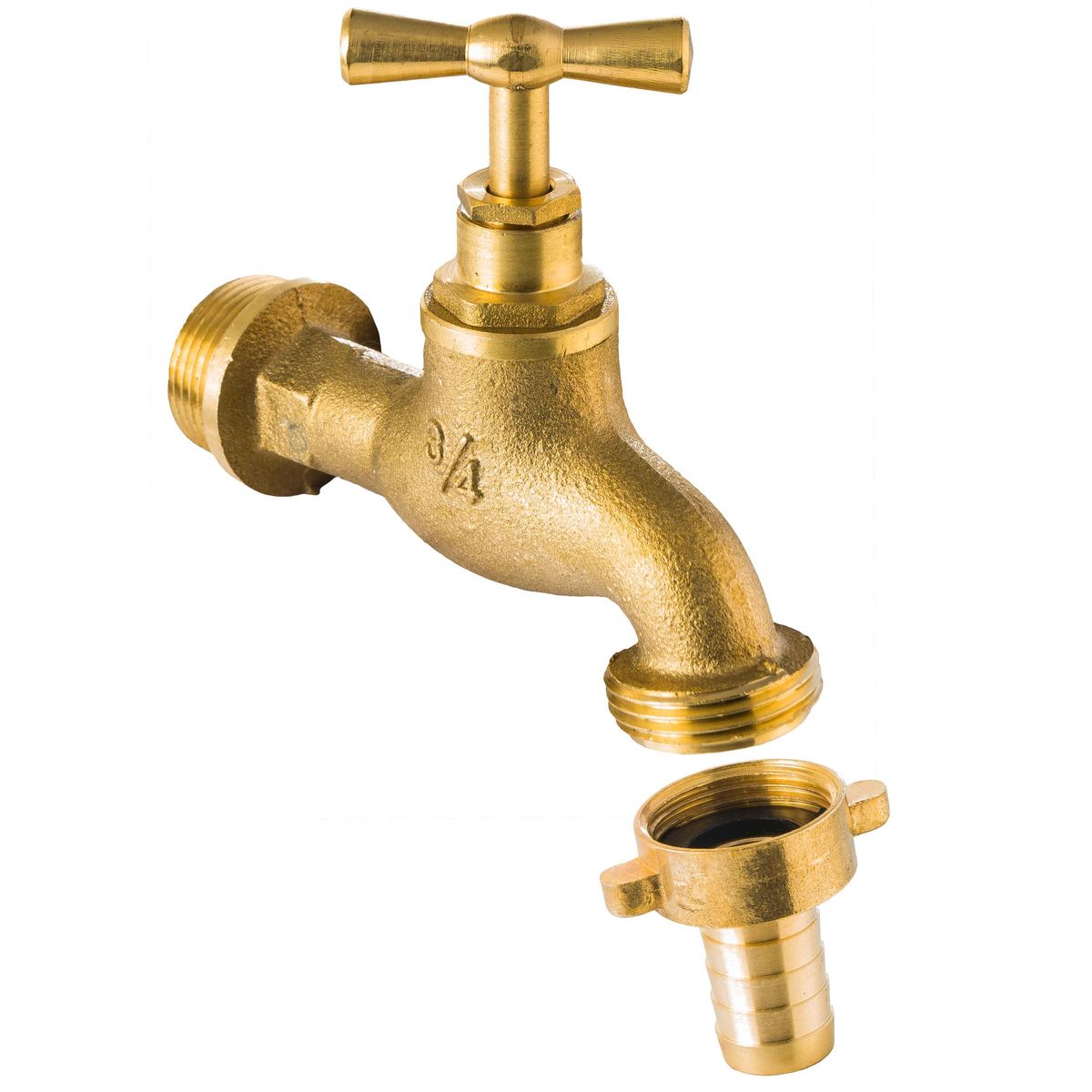 RAIN Robinet traditionnel en laiton 3/4 de pouce