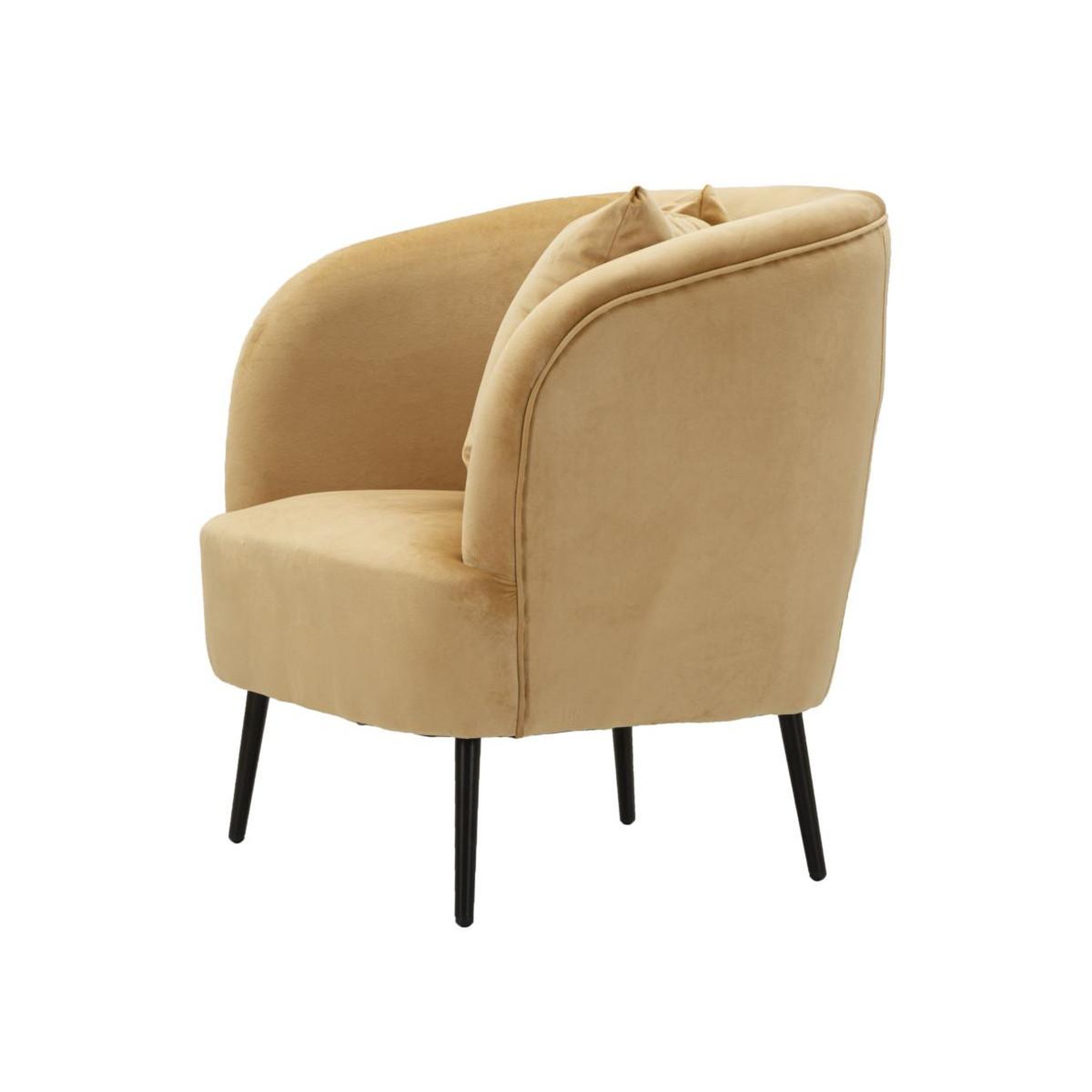 Voir la diapositive 3 : Paris Prix Fauteuil Imitation Fourrure  Soffy  78cm Marron