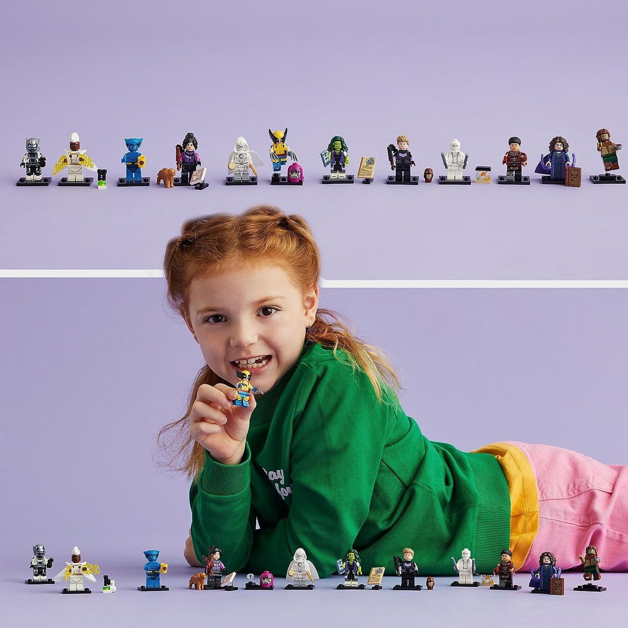 Voir la diapositive 5 : LEGO Minifigures Marvel Série 2