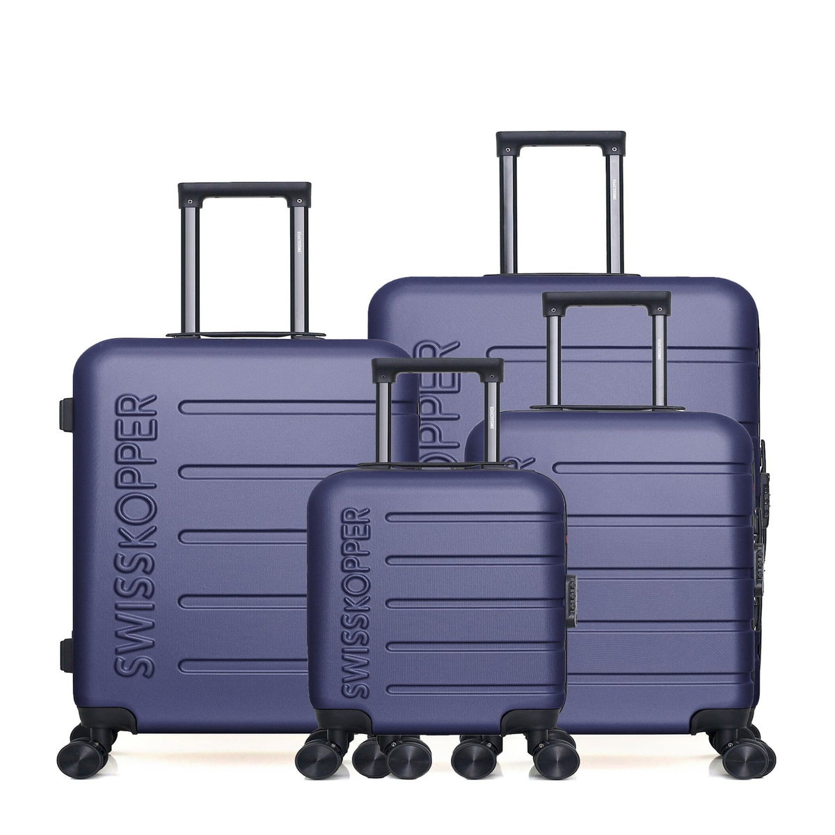 SWISS KOPPER SWISS KOPPER  -  Lot de 4  -  Valise grand format, valise weekend, valise cabine, valise cabine XXS AIGLE