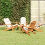 Voir la diapositive 1 : VIDAXL Ensemble de salon de jardin Adirondack 5 pcs bois acacia solide