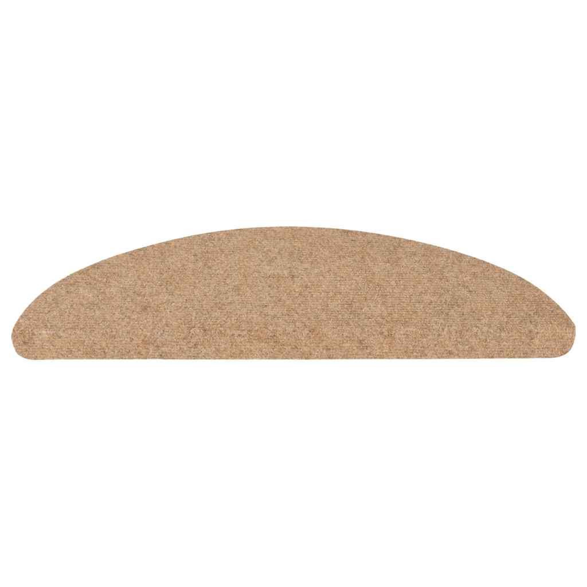 Voir la diapositive 3 : VIDAXL Tapis d'escalier auto-adhesifs 20 pcs beige 65x22,5x3,5 cm