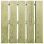 Voir la diapositive 2 : VIDAXL Dalles de terrasse 30 pcs 50x50 cm Bois Vert