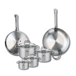 ELO Ensemble de 2 Poêles de cuisson 28 et 32 cm et 4 faitouts 12, 14, 16 et 20 cm Elo Profi Citrin