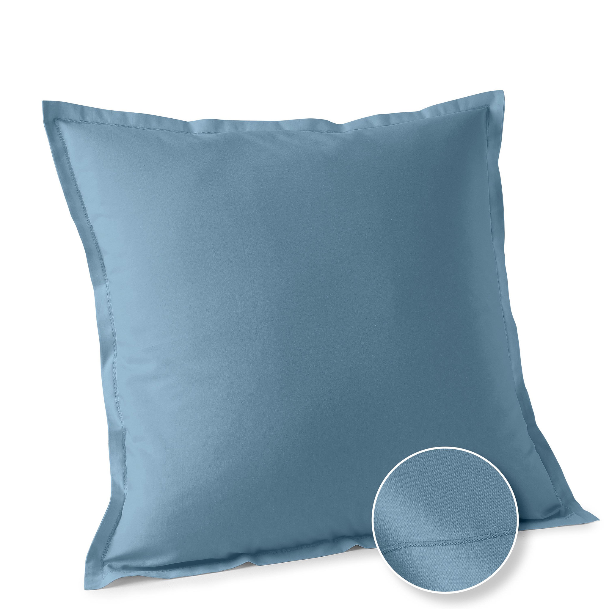 Voir la diapositive 1 : ACTUEL Taie d'oreiller unie en coton 57 fils - collection permanente