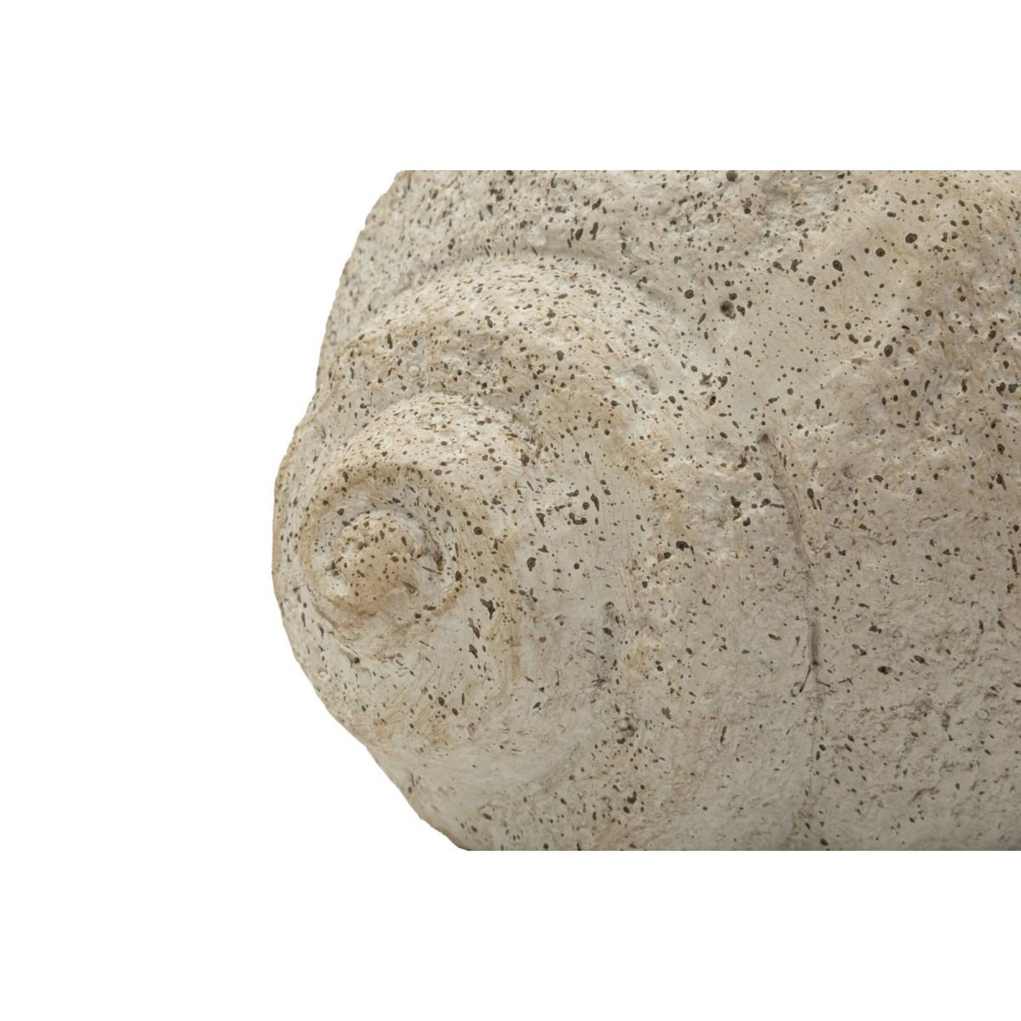 Voir la diapositive 5 : Paris Prix Vase design effet sable  shell  35cm beige