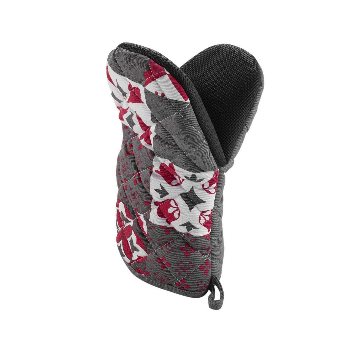 Douceur d'Intérieur Gant pince Carreaux de ciment - Rouge et gris