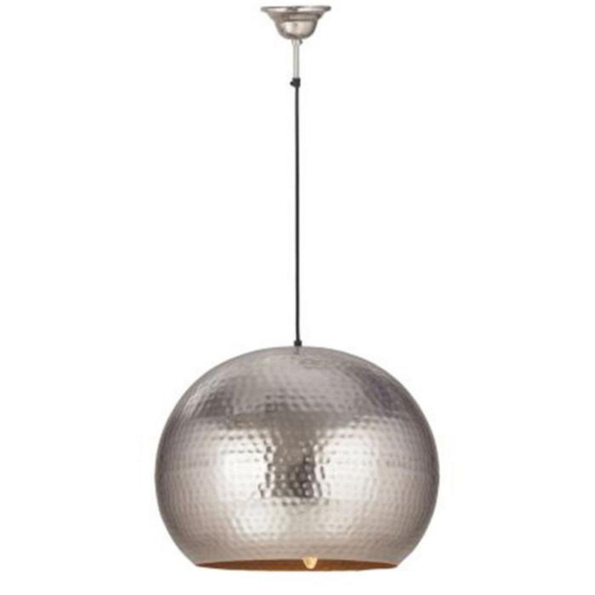 Paris Prix Lampe Suspension Design  Factory Style  47cm Argent