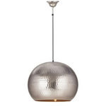 Paris Prix Lampe Suspension Design  Factory Style  47cm Argent