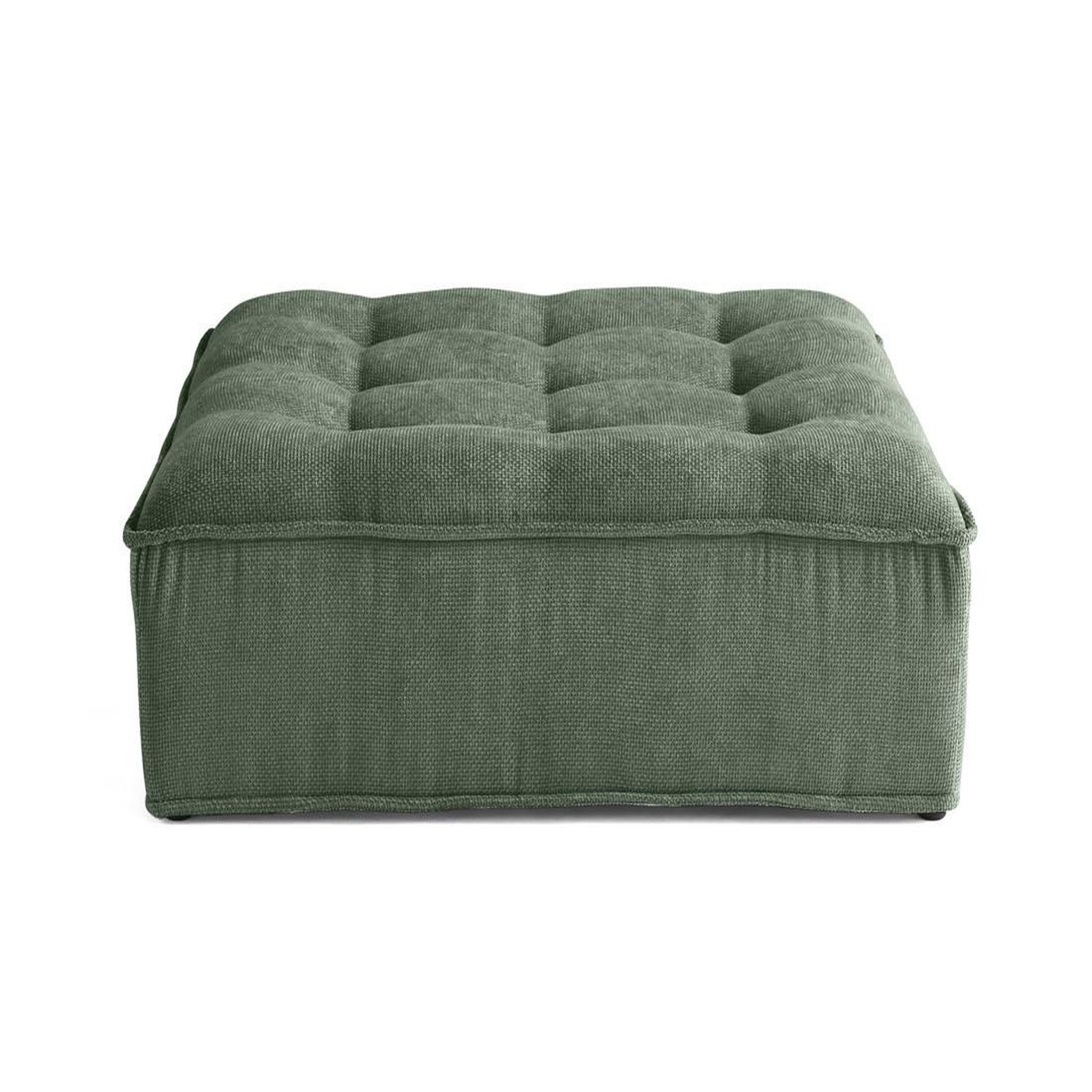 Voir la diapositive 4 : LISA DESIGN Marisol - pouf modulable - velours texturé