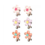 SOUZA Boucles d oreilles a clips Fleur - 3 pairs