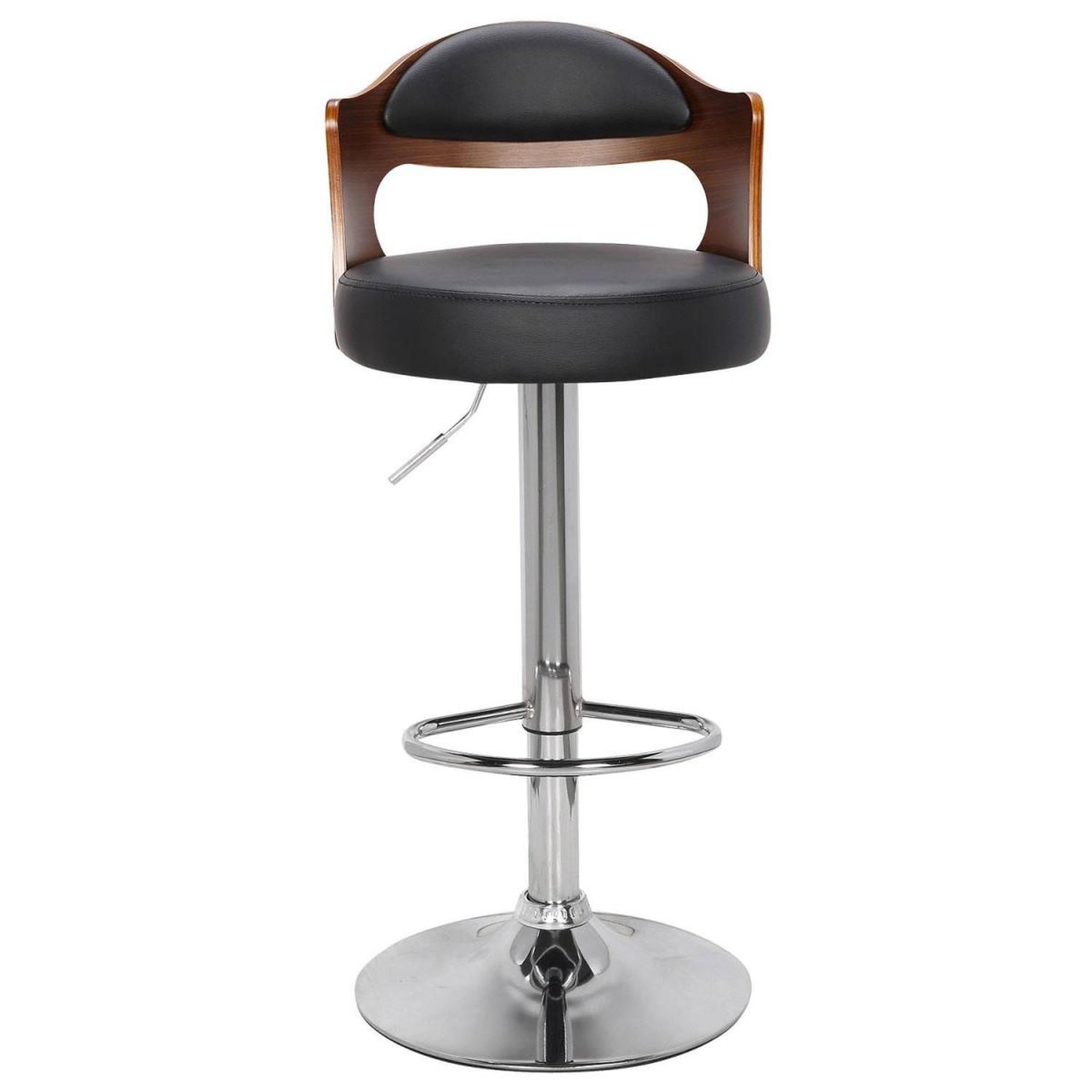 Voir la diapositive 2 : Paris Prix Lot de 6 chaises de bar  wilson  90-110cm noir & marron