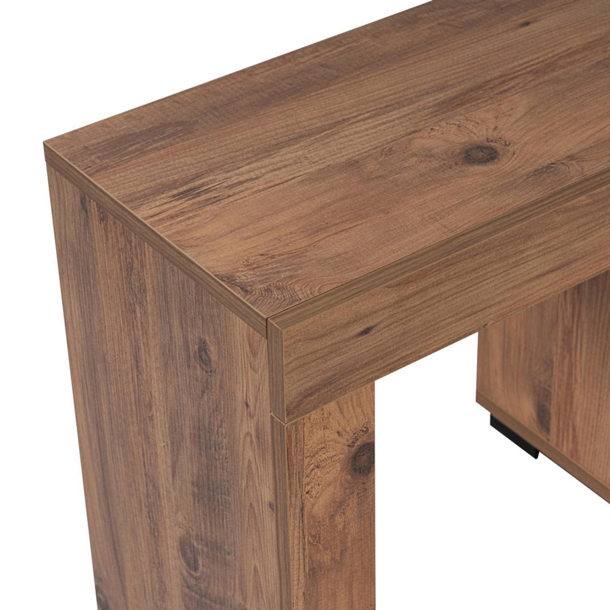 Voir la diapositive 6 : CONCEPT USINE Meuble tv avec placards en bois 180cm juxe