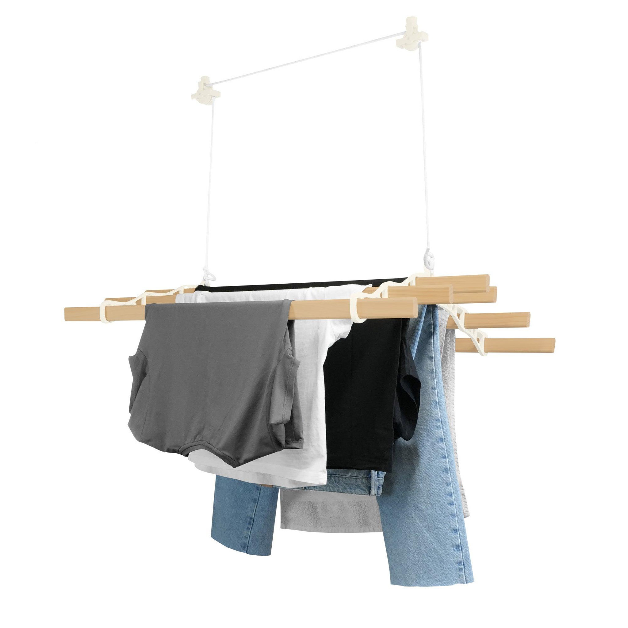 Voir la diapositive 2 : Monster Étendoir à Linge Suspendu Ivoire