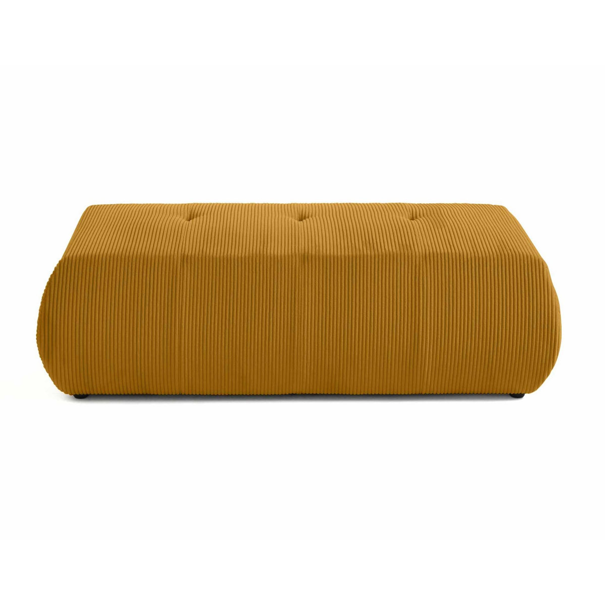 LISA DESIGN Onyx - pouf d'appoint - en velours côtelé