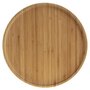Voir la diapositive 1 : SECRET DE GOURMET Lot de 6 Assiettes  Bambou  26cm Naturel